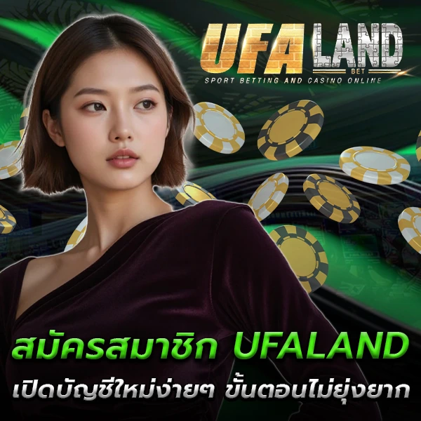 สมัครสมาชิก UFALAND ง่ายๆ รวดเร็วทันใจ พร้อมโปรโมชั่นพิเศษ